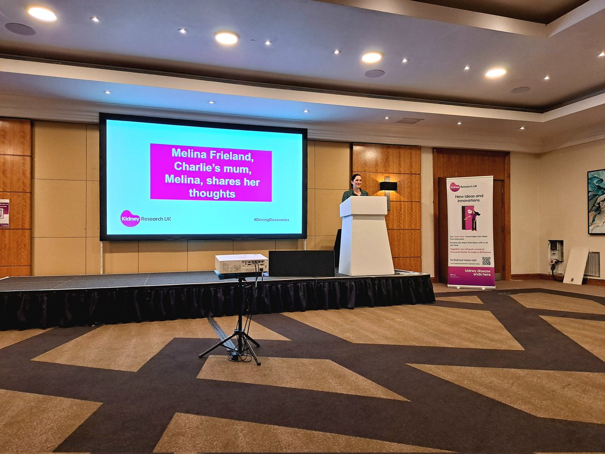 Kidney_Research's tweet image. A special thank you to Melina, who captivated the room by sharing her story and highlighting what #KidneyResearch means to her and her son Charlie, who has nephronophthisis.  

Hearing the emotion from her personal journey throughout the speech is a firm reminder that we are more…