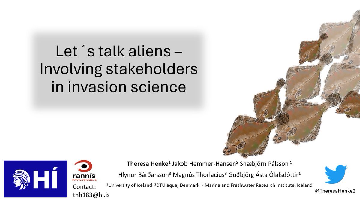 Theresa Henke @theresahenke.bsky.social (@theresahenke2) on Twitter photo Looking forward to presenting new #flounder results tomorrow at <a href="/Neobiota2024/">Neobiota 2024</a>
Want to hear about using stakeholder knowledge in flounder monitoring & the issues of finding terminology when uncertainty around a species' pathway remains?
join me at 9.45 in room A
#Neobiota2024 Looking forward to presenting new #flounder results tomorrow at <a href="/Neobiota2024/">Neobiota 2024</a>
Want to hear about using stakeholder knowledge in flounder monitoring & the issues of finding terminology when uncertainty around a species' pathway remains?
join me at 9.45 in room A
#Neobiota2024