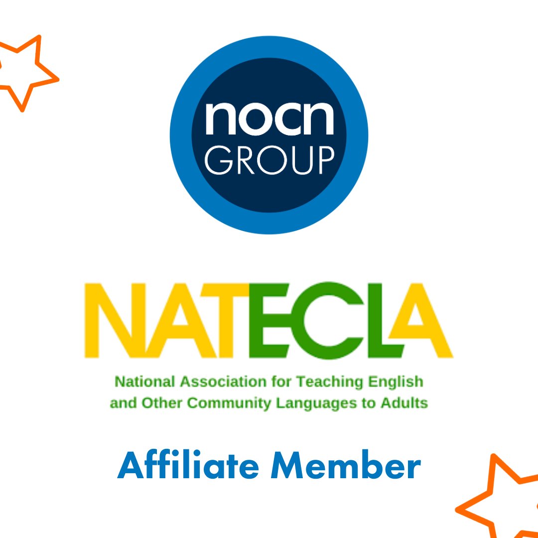 NOCNGroup's tweet image. We&apos;re proud to have renewed our Membership with @NATECLA (the National Association for #TeachingEnglish and Other #CommunityLanguages to Adults)!