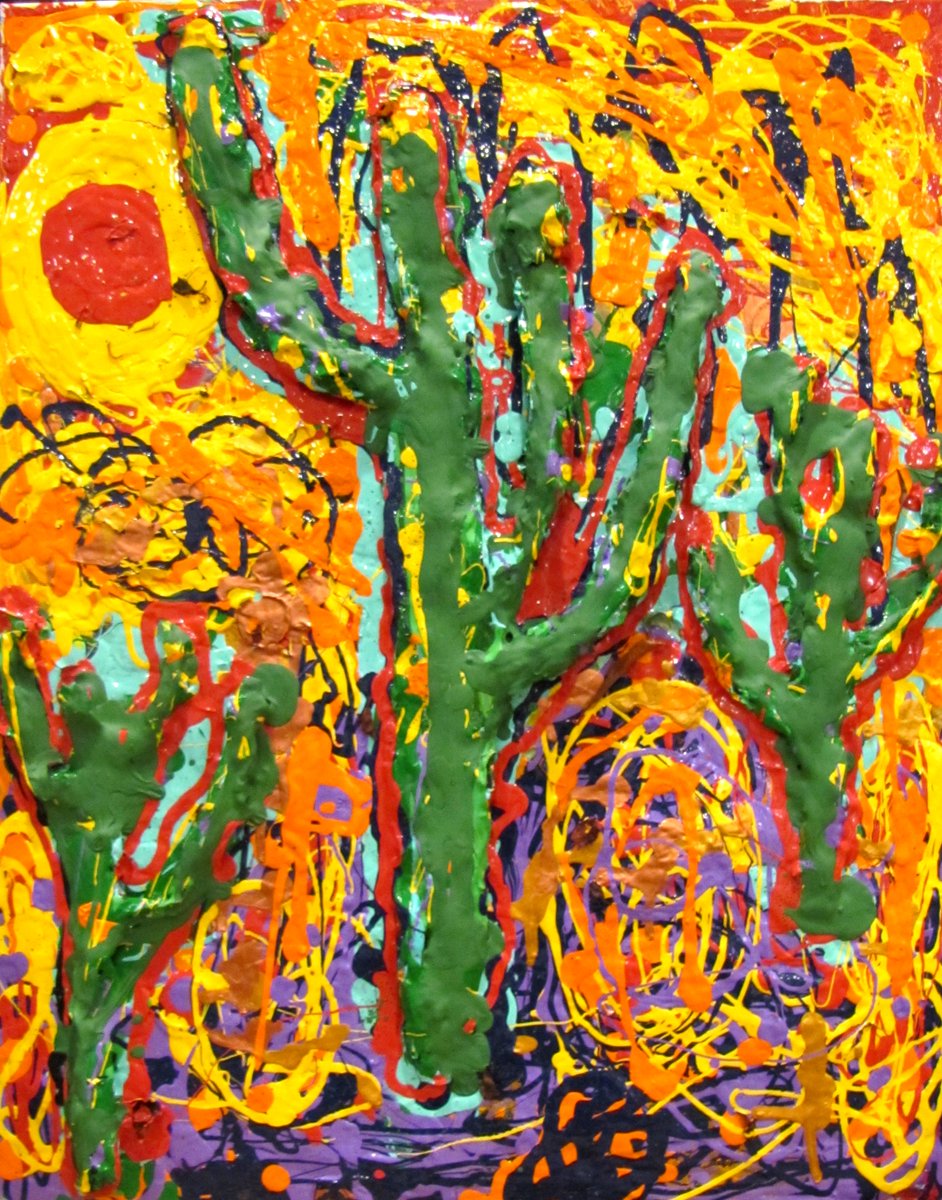 Deborah32598438's tweet photo. "Southwest Cactus" #artprints #art #artwork #southwest #abstract #cactus #desert #abstractimpressionism https://t.co/RKGUZnpsBz https://t.co/AI02Gl9Pbw