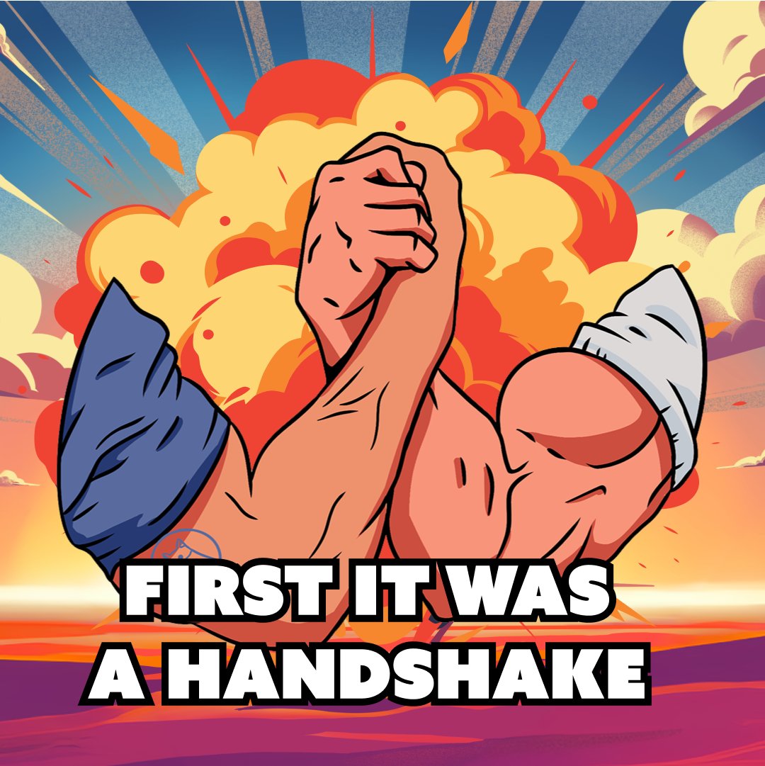 Men_x_Meme's tweet image. The Brotherhood Handshake happened first 👊🏻

After The Big-Gang Handshake, the MEN Universe was founded.

It wasn't until billions of years later that planetary dirty like $MUMU, $WIF, $BONK were created.

Time to renew the MEN Universe 💥