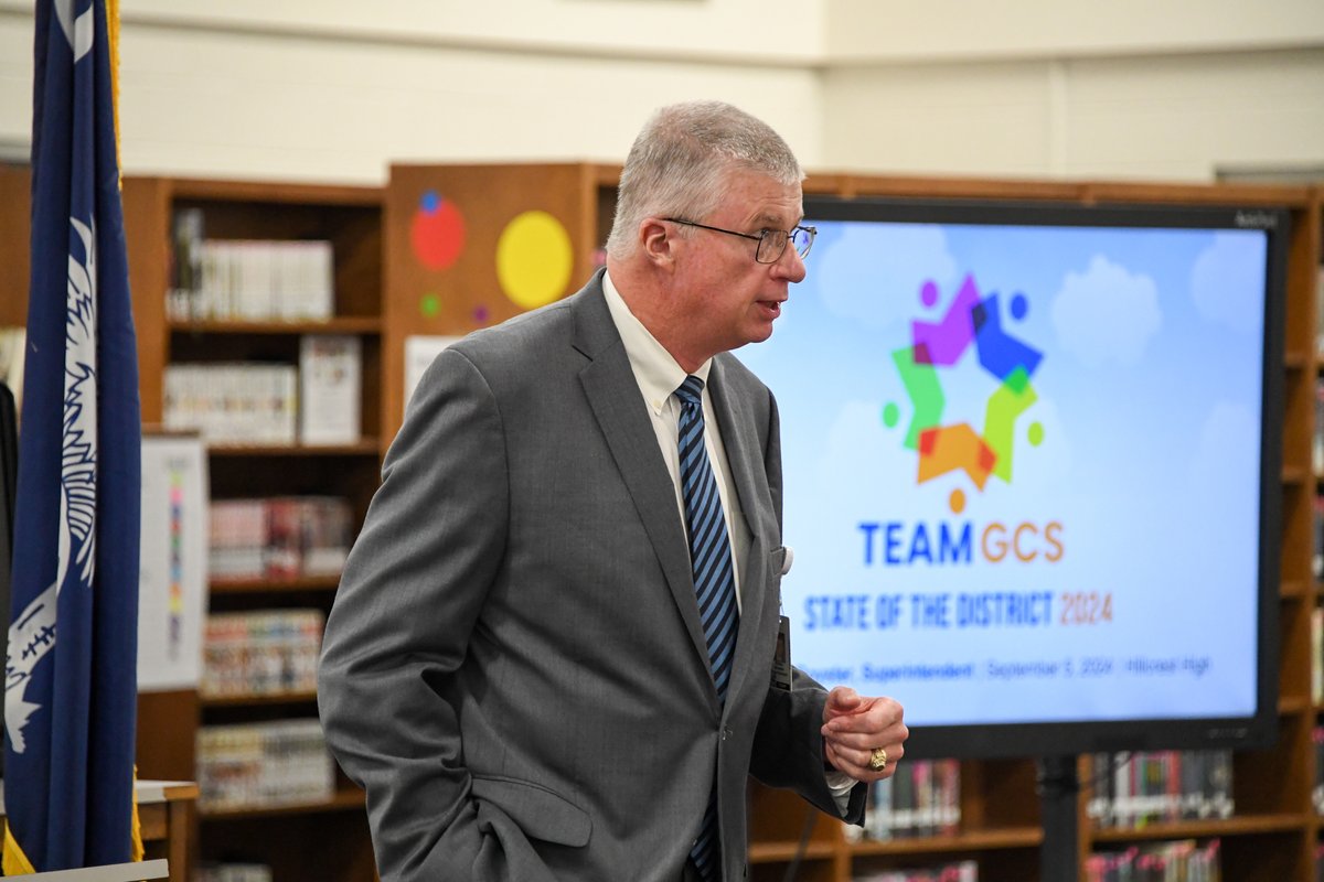 Hillcrest High hosted the first of six Superintendent's Breakfast meetings where area principals gave brief updates on what is happening in their schools. Dr. Burke Royster presented the "State of the District" focusing on student achievement and the #GraduationPlus initiative.