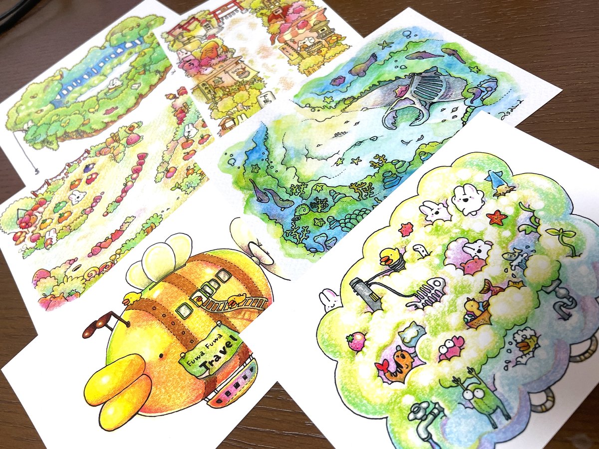 売り切れていたグッズの再販がスタートしました! ・asahaTownガイドブック ・asahaTownポストカード(夏・空) ・マンガ!回転ずしくん(1・2)