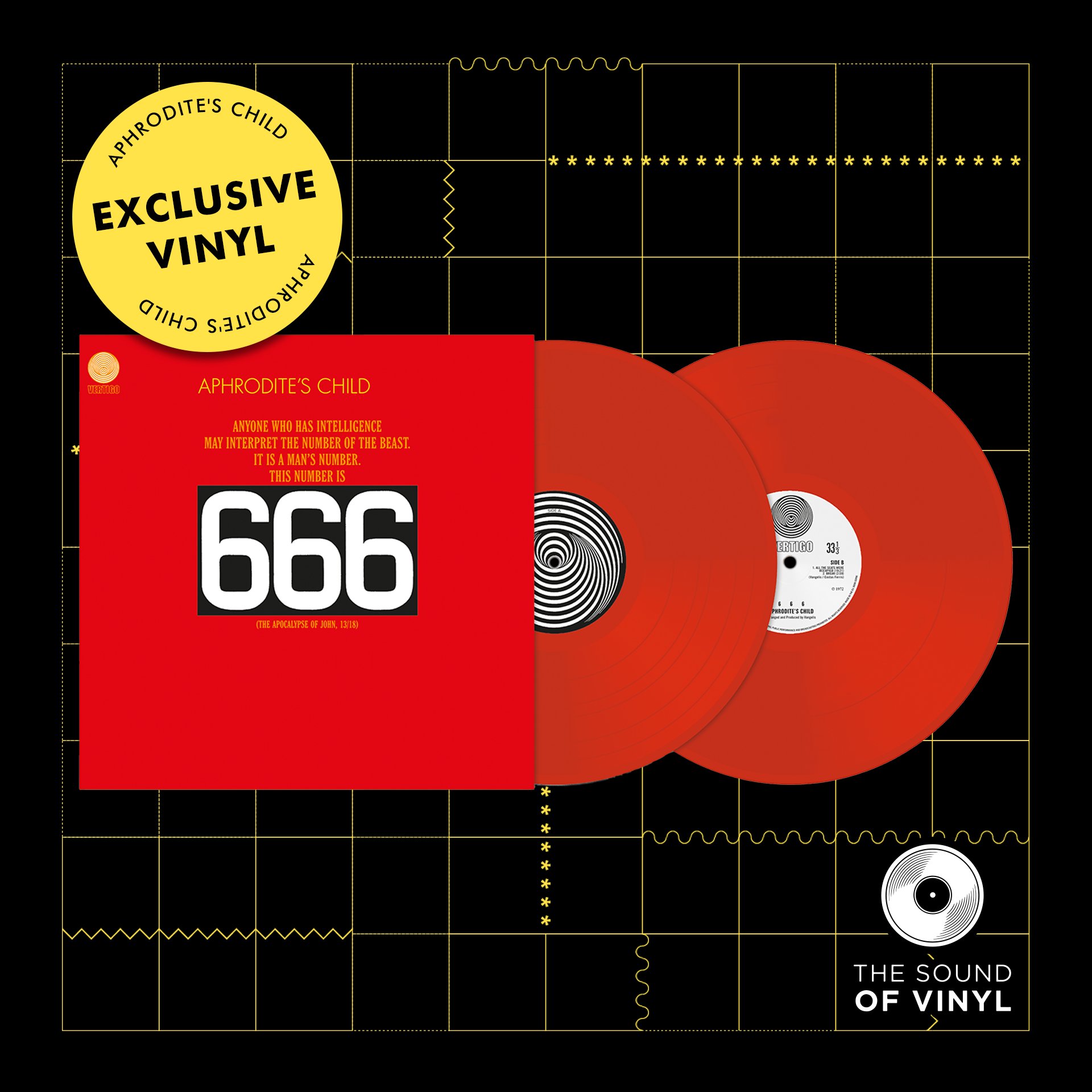 2LP Aphrodites Child 666 (The Apocalypse Of John 13/18)  3593637 Vertigo 未開封 /00660 Amazon.com: 666 (The Apocalypse Of John, 13/18) [12 inch