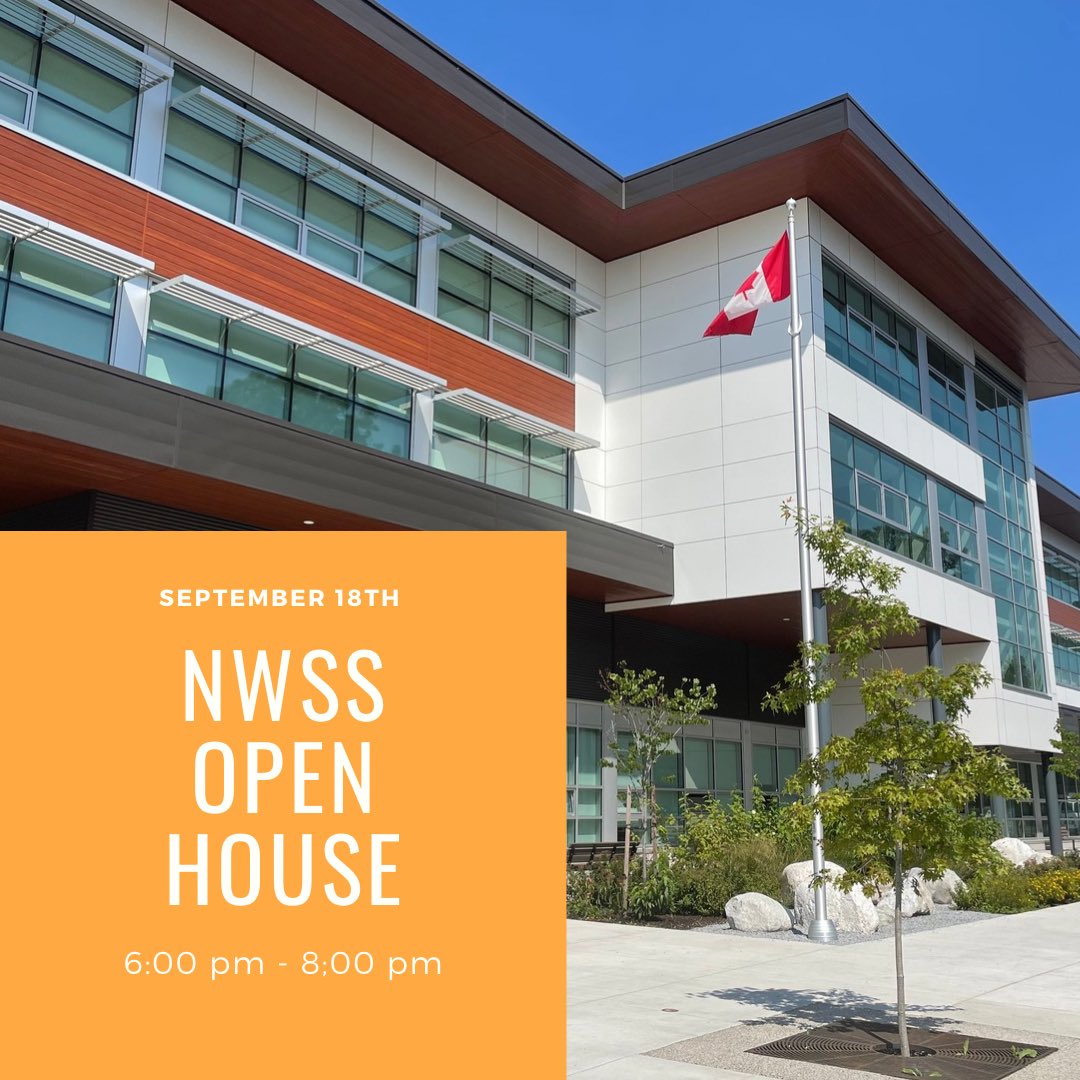 NWSS students, staff and families
are welcome to our Open House. See you there!