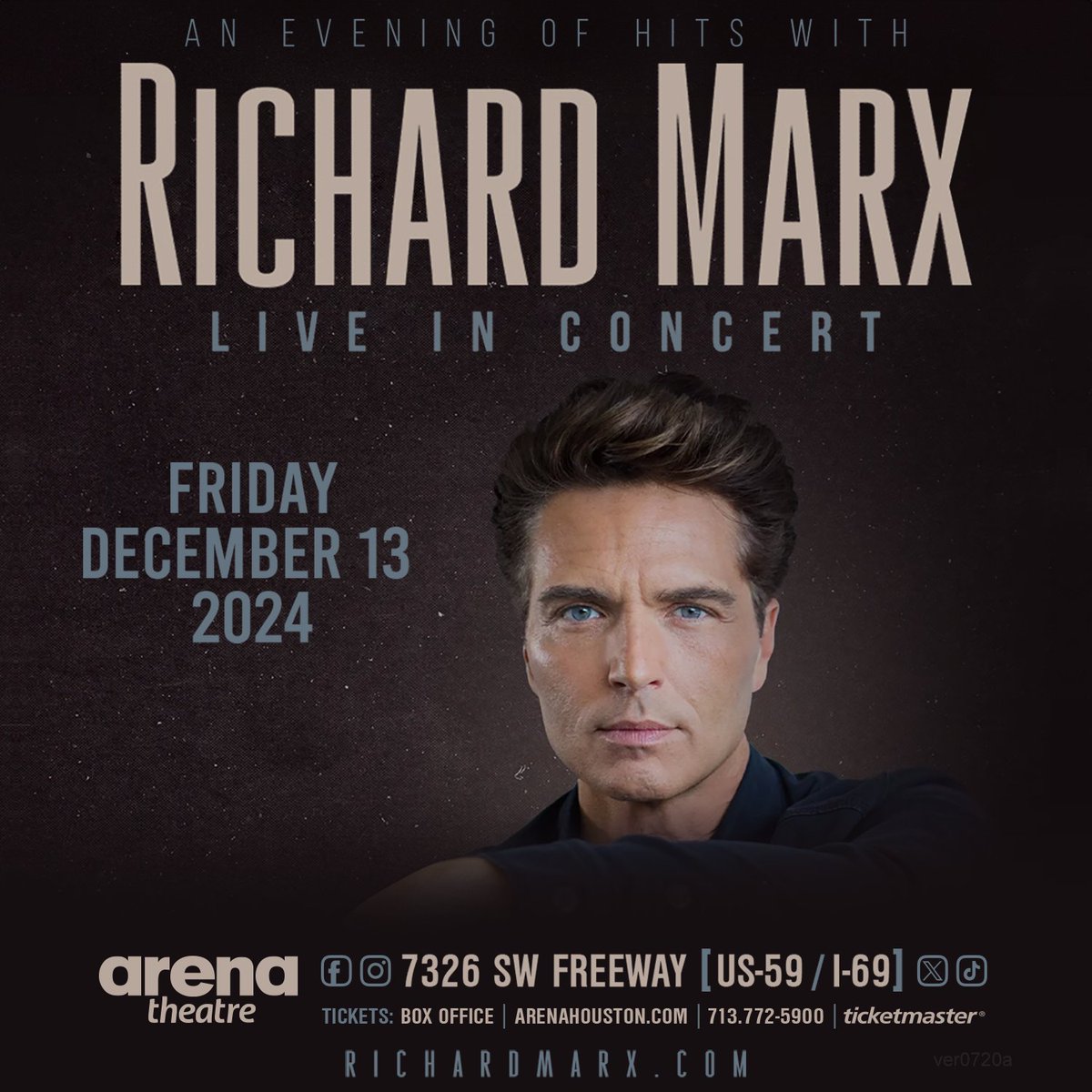 Arena Theatre (@arenatheatre) on Twitter photo <a href="/richardmarx/">Richard Marx</a> is coming to Arena Theatre on December 13, 2024,! Get your tickets now and be part of this incredible night. 🎤🎸
🎟 bit.ly/46933Nb
🗓 December 13, 2024
📞 713-772-5900
Don’t wait, secure your spot today!
#RichardMarx #LiveInConcert <a href="/richardmarx/">Richard Marx</a> is coming to Arena Theatre on December 13, 2024,! Get your tickets now and be part of this incredible night. 🎤🎸
🎟 bit.ly/46933Nb
🗓 December 13, 2024
📞 713-772-5900
Don’t wait, secure your spot today!
#RichardMarx #LiveInConcert