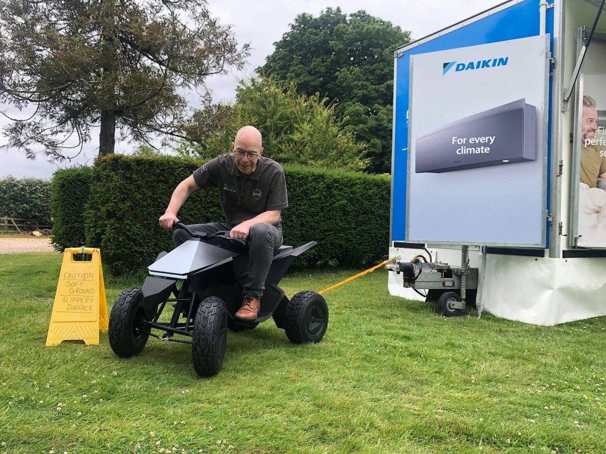 If you’ve had a quote from us after 1st July and accepted it before 15th December, you’re automatically entered into our BIGGEST PRIZE GIVEAWAY? 

If you’re looking to install #renewabletechnologies, now’s the time as you could be in with the chance to win a #TeslaCyberquad.