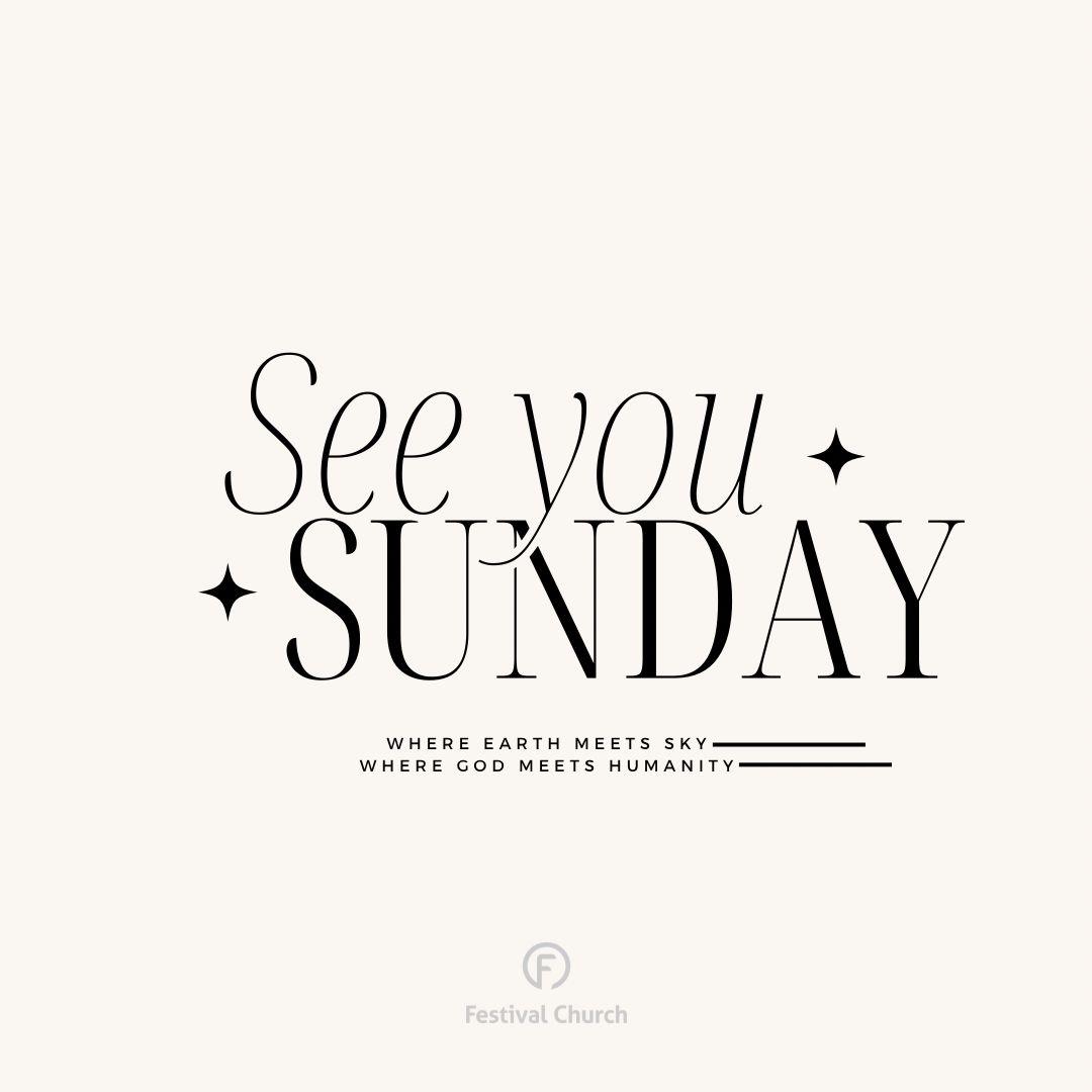 Where Earth meets sky, where God meets humanity!

See you this Sunday.