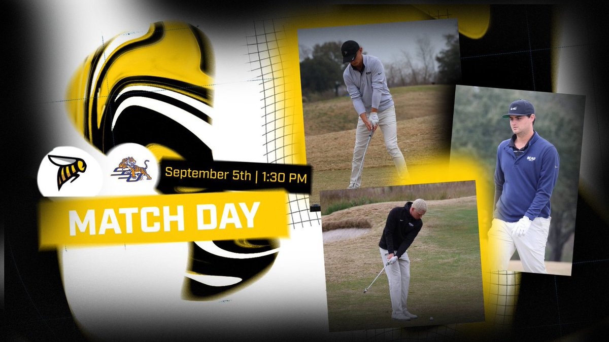 Good luck to the men's team as they take on Savannah State University at Crosswinds Golf Club today!

#gobees🐝  #FeelTheSting #SCADGolf