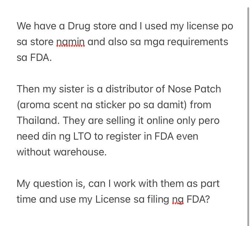 prettyRPh's tweet photo. Hello everyone! May po ako about sa filing of LTO in FDA. Sino po may drug store na sainyo or may idea about LTO? Please reply huhu https://t.co/kyoT9Jc9Qv