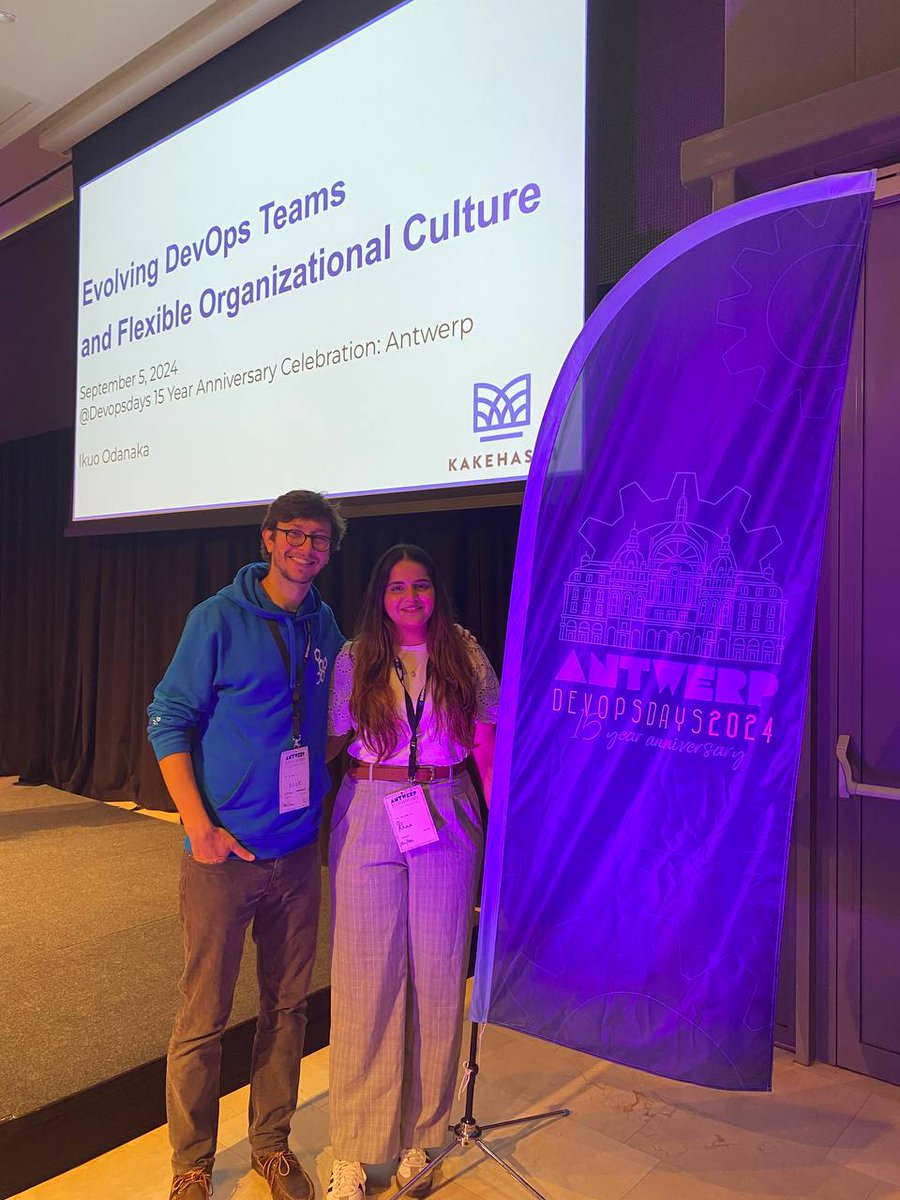 MiaPlatform's tweet image. Antwerp, it was a pleasure!🤩
We spent two days in Belgium for the @devopsdaysghent 2024🚀

Senior Marketing Manager @nico_cambiaso and Marketing Specialist &amp;amp; DevRel Advocate Rhea Arora gave a talk about “#PlatformEngineering is not about Tech”👾

#MiaPlatform #DevOpsDays2024