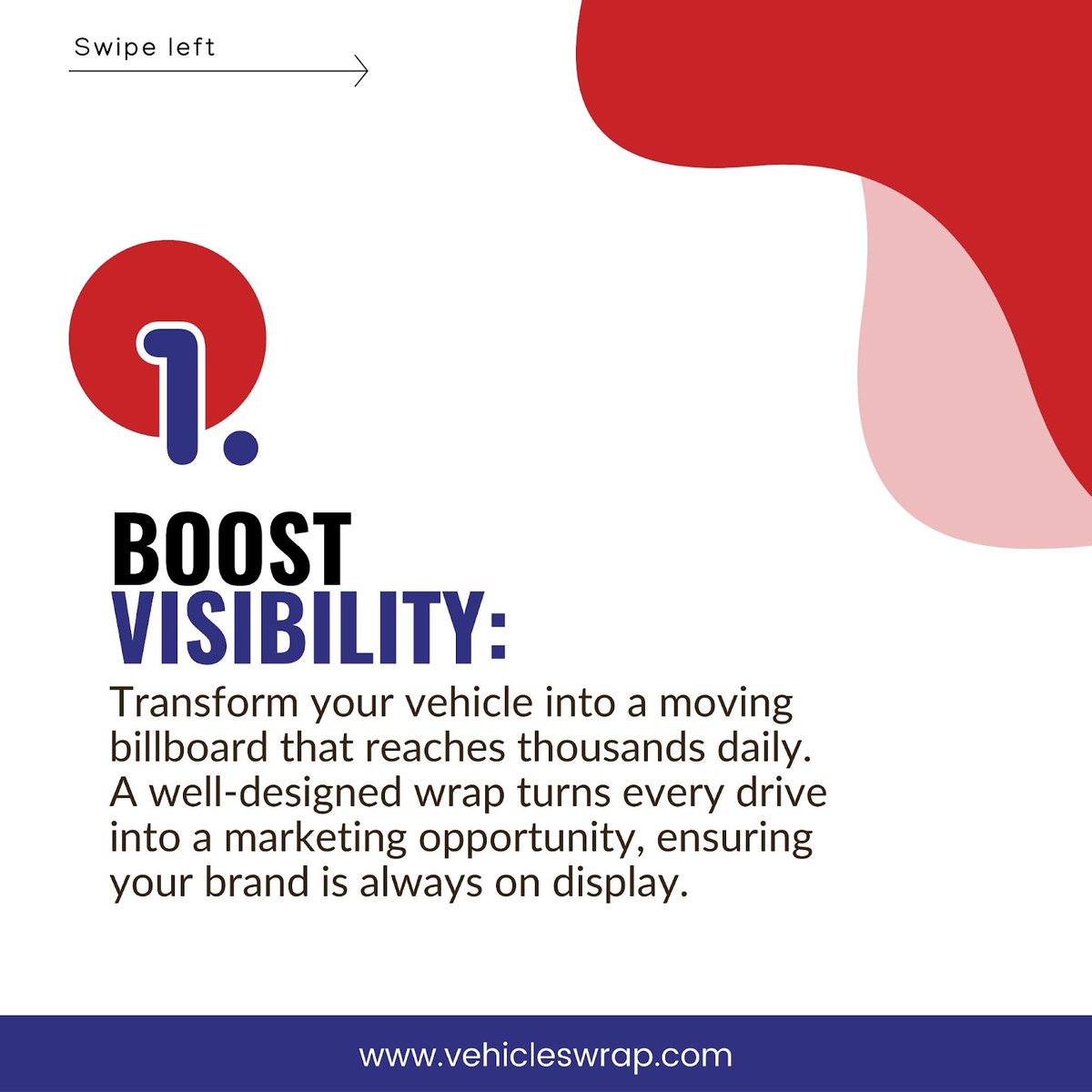 vehicleswrap's tweet image. Elevate your brand visibility with custom vehicle wraps! Transform your vehicle into a dynamic billboard that captivates thousands daily. Discover how our cost-effective.
.
#VehicleWraps #MarketingMagic #BoostVisibility #CustomDesigns #CostEffectiveAds #LongLastingWraps