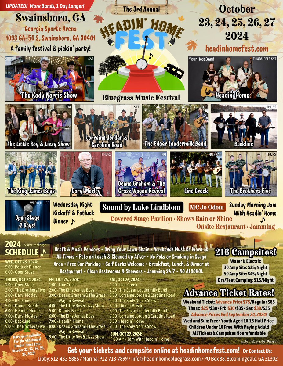 deanograham's tweet photo. Oct. 25 in Swainsboro, Georgia. It’s the Grass Wagon Revival! https://t.co/dwqJhAn8xp