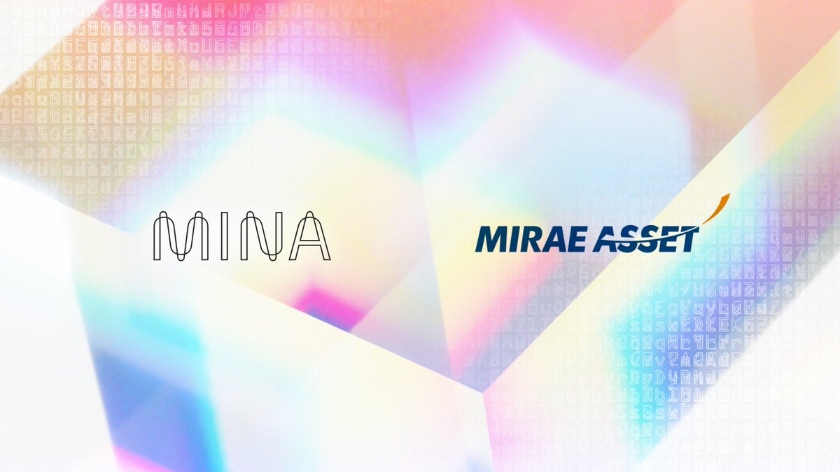 MinaProtocol's tweet photo. Earlier this year, @MinaFoundation announced its collaboration with Mirae Asset Financial Group, a global investment firm with over $600bn assets under management.

Development work on a PoC to integrate Mina’s ZK tech with Mirae’s tokenized securities platform has officially begun. Read on for a thorough explainer of the partnership 🧵