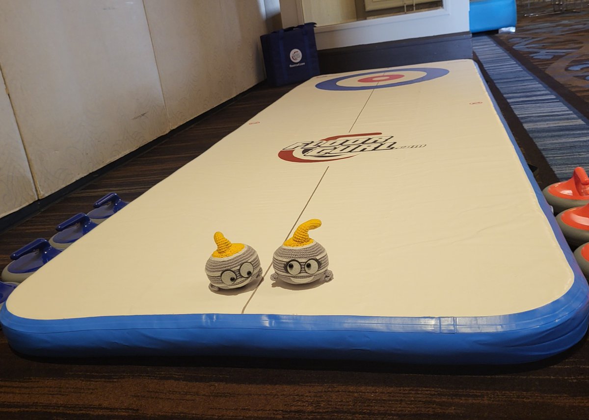 Rocky and Rockette have made it to Montreal for the annual World Curling Congress 🥌 
For all Congress attendees: come check out our sweet setup, say hi and snap a selfie!

#WorldCurlingCongress #RockyAndRockette #CurlAnywhere #CurlEverywhere #MTL 
<a href="/FloorCurl/">FloorCurl</a> <a href="/StreetCurling/">Street Curling</a>