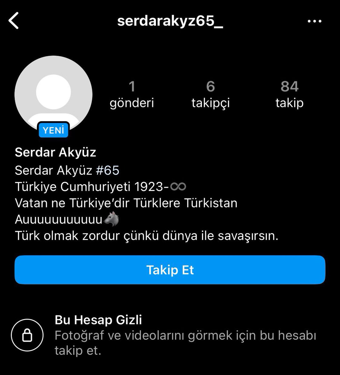 ajansAbluka's tweet photo. Pendik’te evli bir kadını taciz edip kocasını öldüresiye dövenlerin bağlı olduğu işletmenin sahibi, profilini güncelleyerek “Türk olmak zordur, çünkü dünya ile savaşırsın” yazısı ekledi.

Foyası ortaya çıkan şahıs, hesabını kapadı. https://t.co/QIG6sXef8B