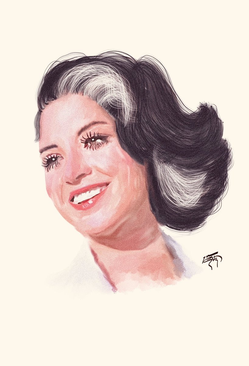The great <a href="/anniepotts/">Annie Potts</a> 💙 50´s Pin-up Style 
Gribouillage nocturne 
#pinupdrawing #aquarelle #painting #corvettesummer