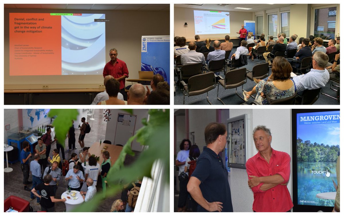 Leibniz Centre for Tropical Marine Research (ZMT) (@leibnizzmt) on Twitter photo Rethinking Climate Action: Last night, Prof. Manfred Lenzen discussed how relying on growth and carbon removal overlooks alternatives like degrowth. How far are we willing to change to fight climate change? Thanks to Prof. Lenzen and all! <a href="/BleischwitzR/">Raimund Bleischwitz</a> Rethinking Climate Action: Last night, Prof. Manfred Lenzen discussed how relying on growth and carbon removal overlooks alternatives like degrowth. How far are we willing to change to fight climate change? Thanks to Prof. Lenzen and all! <a href="/BleischwitzR/">Raimund Bleischwitz</a>