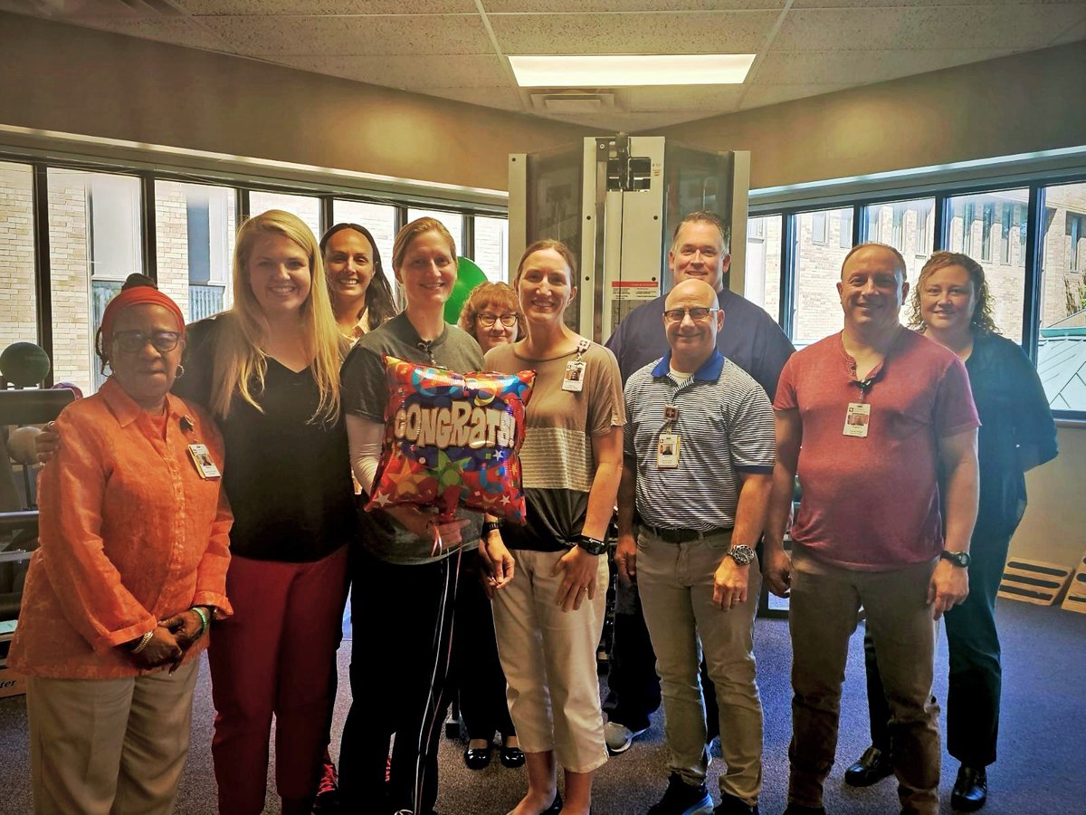 Recent “Great Catch” recognition goes to Lacey Conant who is an occupational therapist. She recently was working with a patient &amp; noticed the patient was experiencing stroke symptoms. She acted F.A.S.T, and the patient was taken to our Emergency Department for  treatment.