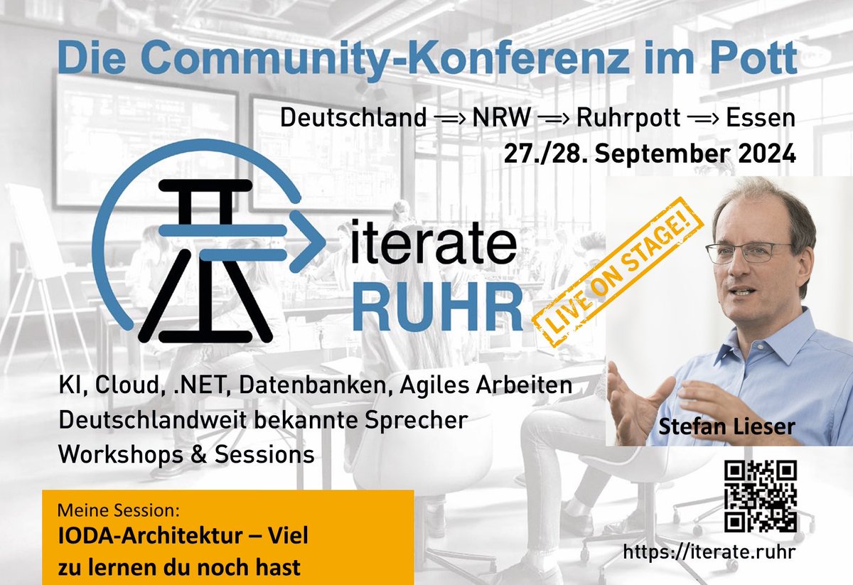 iterate.ruhr Sehen wir uns in Essen?