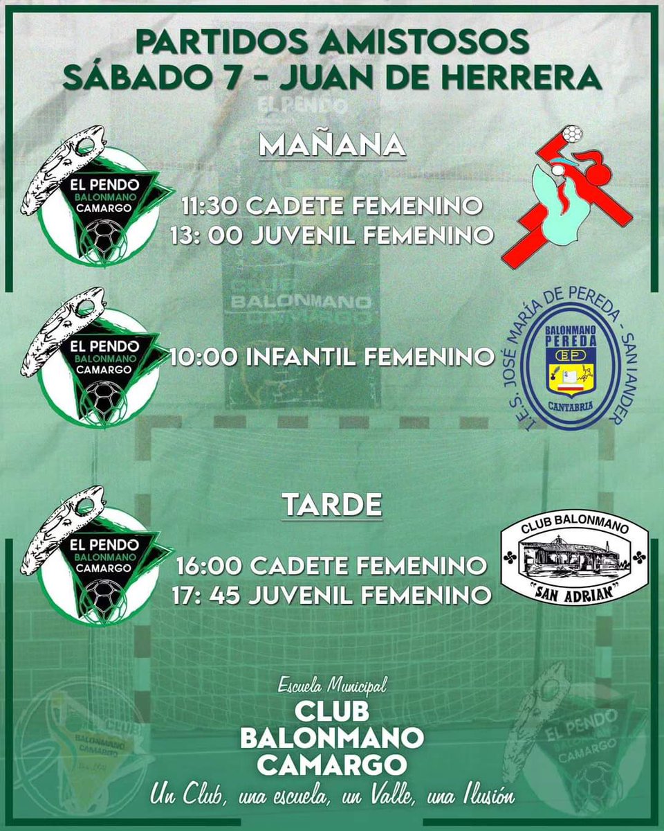 Este sabado, nuestros equipos Cadete LV y Juvenil LV comienzan con los partidos de pretemporada en Camargo🟡⚫.