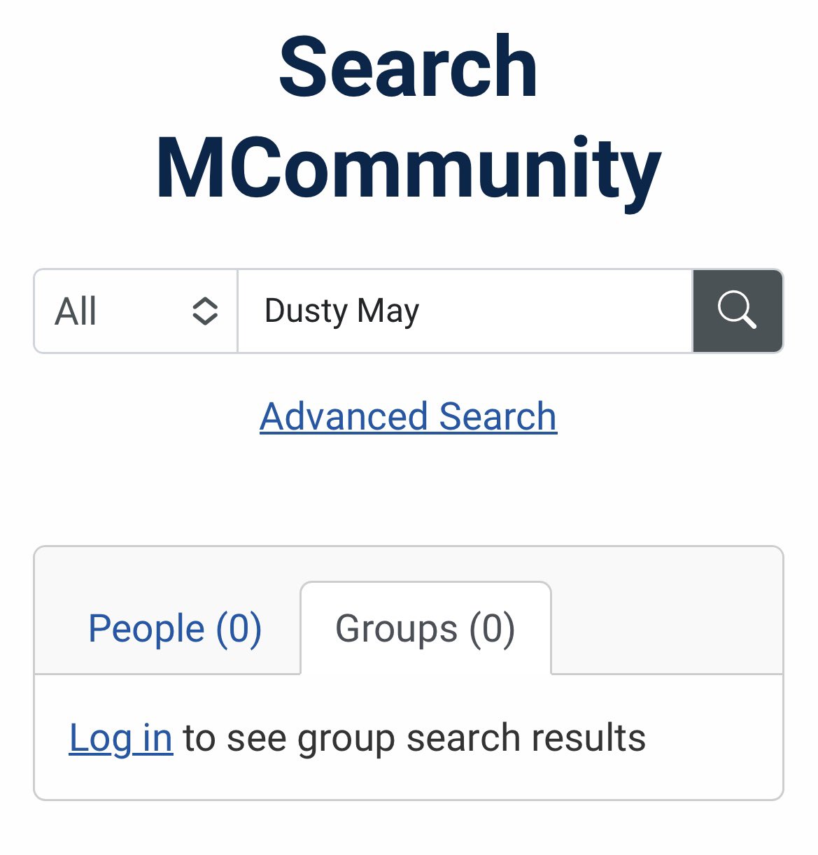JJ McCarthy Fan on X: &ldquo;Dusty May does not appear in MCommunity or 