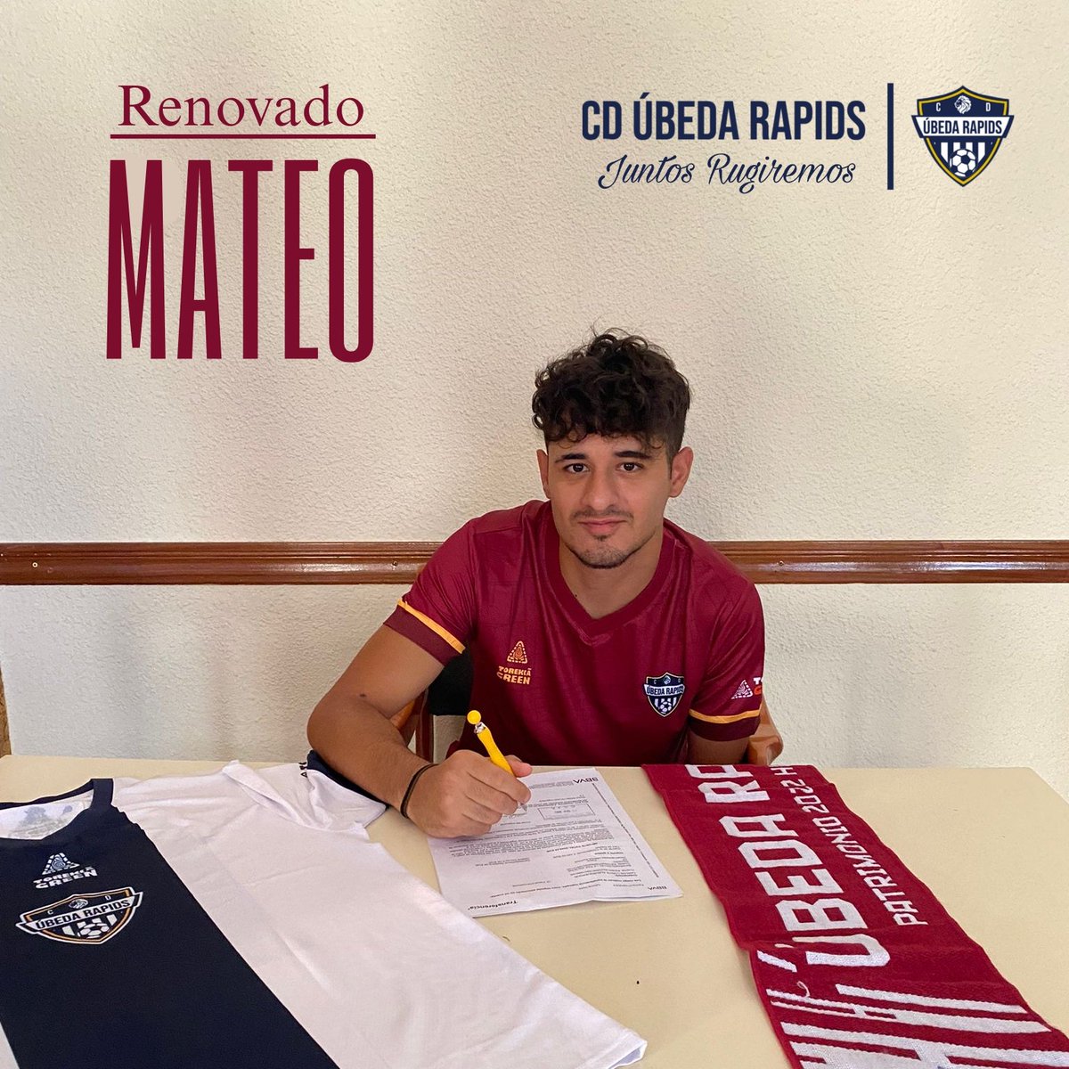 ✍🏻🇱🇻| MATEO FLORES RENOVADO

Comenzamos la ronda de presentación de la plantilla actual tras el cambio de propiedad y dirección del club.

Empezamos con la renovación de nuestro jugador Mateo Flores que seguirá defendiendo nuestros colores en el mediocampo como un león granate.