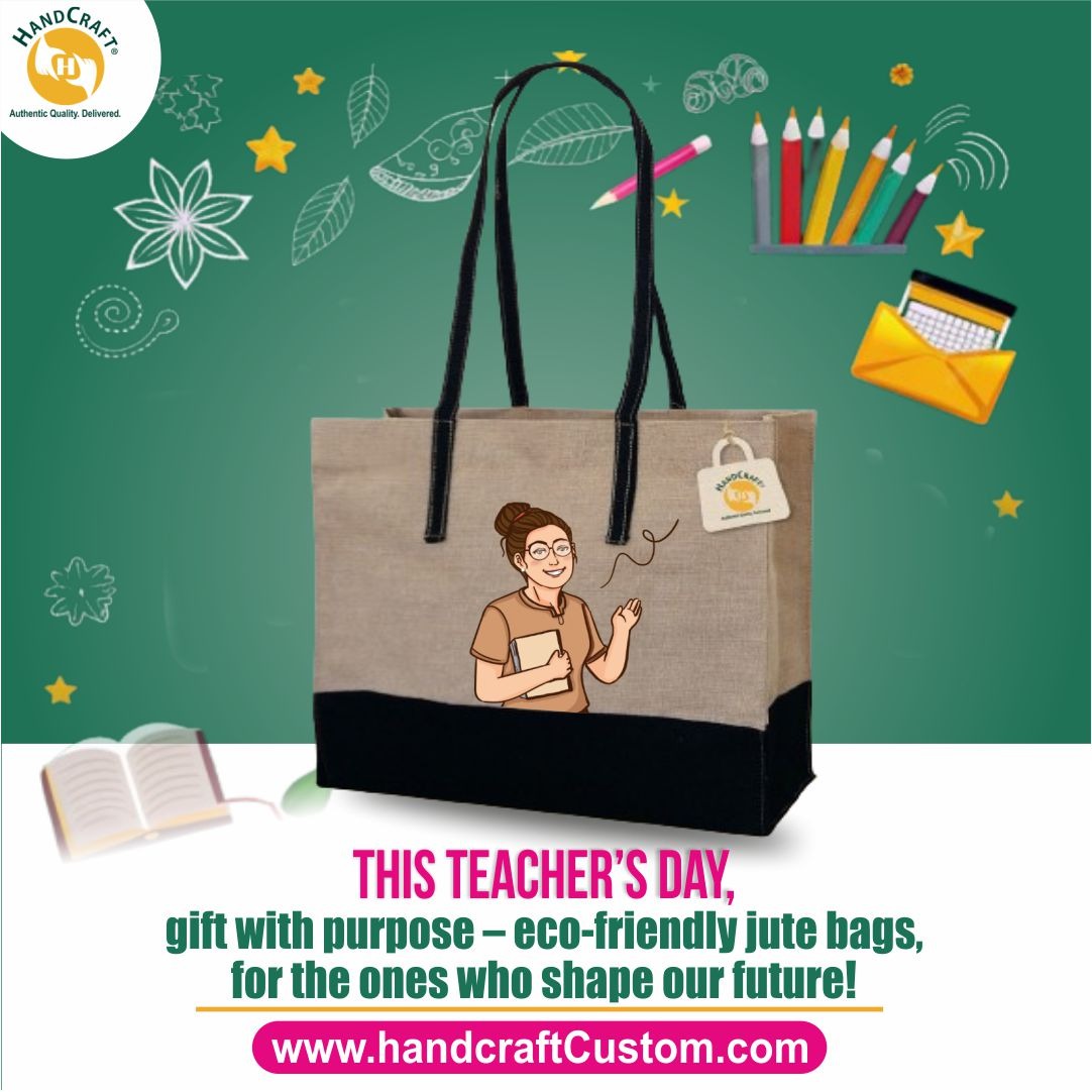 🌿 This Teacher's Day, let’s celebrate those who shape the future with eco-conscious choices! 🌿

Gift your mentors something meaningful this year. Join the movement for green, thoughtful gifts! 🍃

Order now: handcraftCustom.com