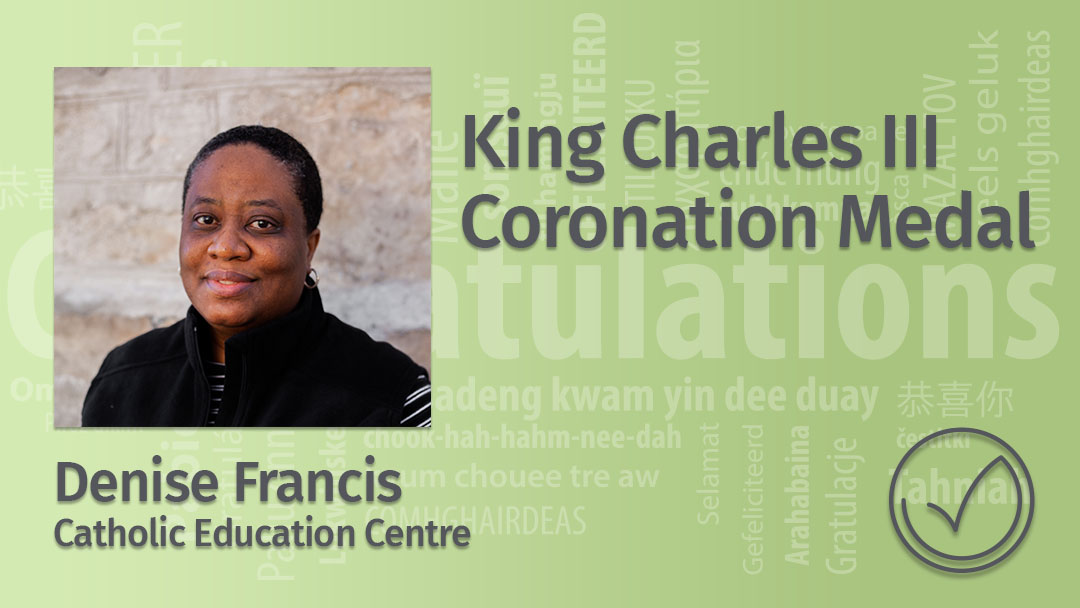 🌟 Congratulations to Denise Francis on receiving the King Charles III Coronation Medal! Her 20+ years of volunteer work, sharing African, Black &amp; Caribbean culture, and supporting youth &amp; seniors, has made Guelph and Canada a better place. 🏅 👏#CommunityHero #WCDSBIgnite