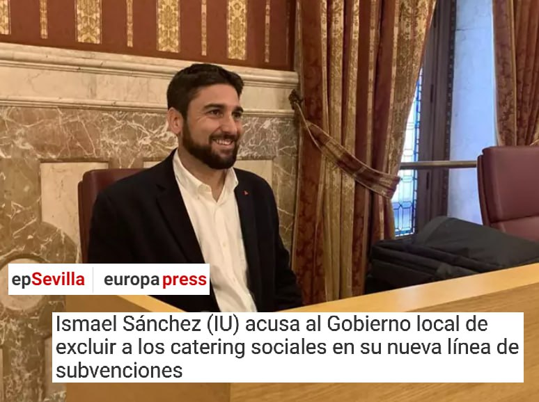 🍲Criticamos enérgicamente la convocatoria lanzada por el Ayuntamiento de Sevilla, que deja fuera a los catering sociales en la ciudad. Esta medida pone en riesgo la asistencia alimentaria de más de 300 usuarios en situación de vulnerabilidad extrema.

europapress.es/andalucia/sevi…
