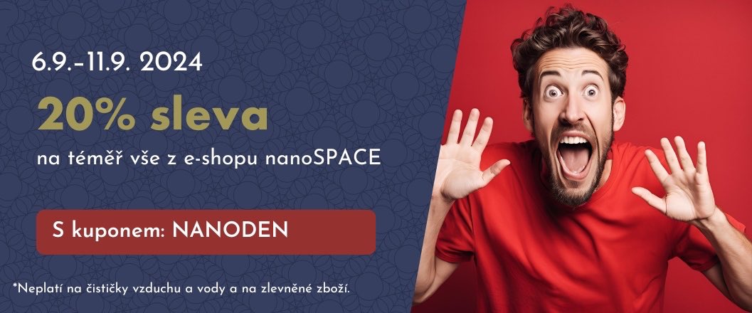 NANOMETR JE 10 NA -9 METRU

BLÍŽÍ SE NANODEN 10.9.

PŘIPRAVTE SI KOŠÍKY,
ZÍTRA TO VYPUKNE! 🥳🥳🥳🥳
nanospace.cz