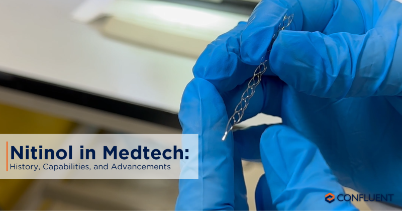 MPOmagazine's tweet photo. Nitinol in Medtech: History, Capabilities, and Advancements

Explore the history of Nitinol within the medical device industry and how Confluent is taking on the challenges of next-generation advancements.

Sponsored by @ConfluentMed