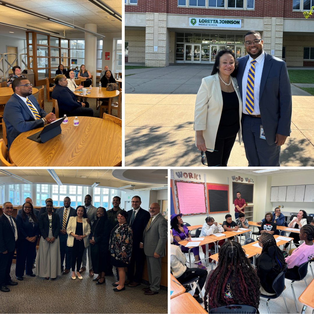 Regent Hale &amp; Commissioner Rosa visited classrooms &amp; heard exciting presentations on the new year at Loretta Johnson MS in <a href="/RCSDNYS/">Rochester City School District</a> with Rochester Mayor Evans, Superintendent Strickland, Deputy Superintendent Turner, Board of Education President Elliott, &amp; State Monitor Alicea.