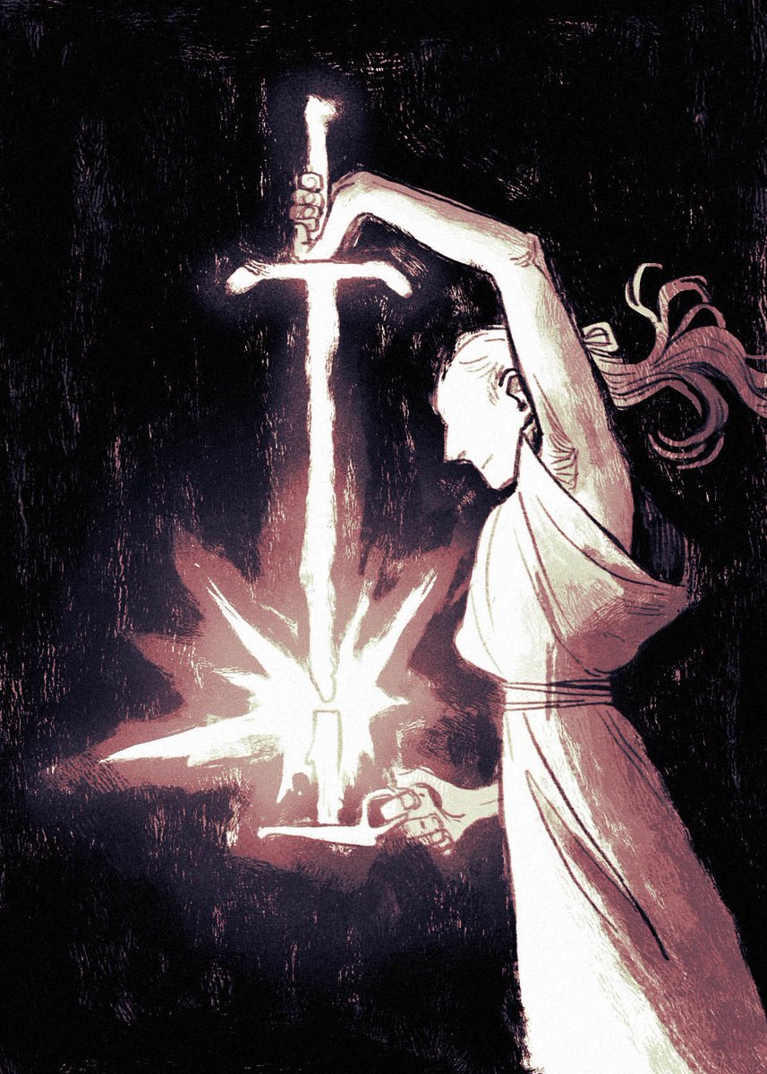 Light 🕯 - another old #swordtember from the archive ⚔️