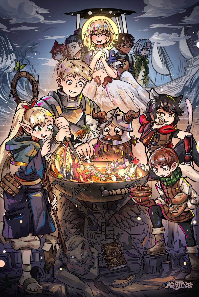 Kimjdav_Arts's tweet image. Dungeon Meshi