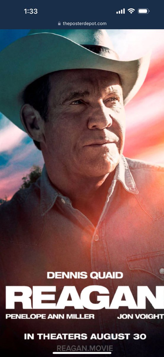 Look who’s starring in one of the top movies in America!!! <a href="/carla_beason/">Carla Beason</a> in her acclaimed role of ‘cowgirl suburbanite’ in a movie with one of her favorite actors Dennis Quaid playing her favorite president Ronald Reagan #ReaganMovie