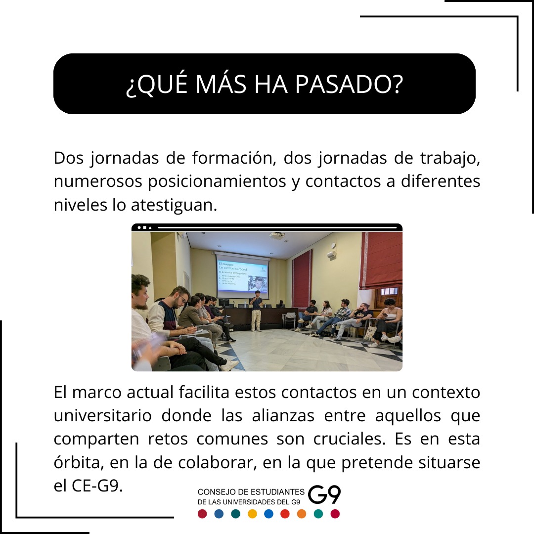 ConsejoG9's tweet photo. ¿Qué más ha pasado en el CE-G9? https://t.co/oHXRzmtfnE