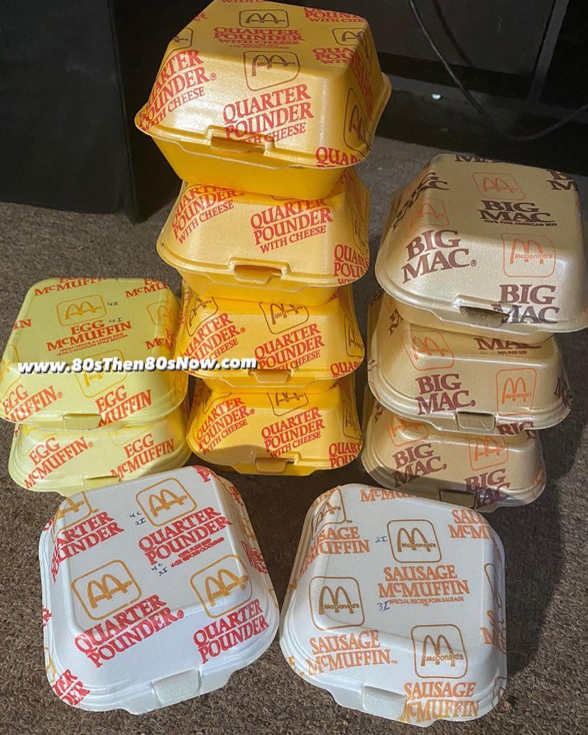 Sc0ttSDr3d's tweet image. You have to be of a certain age to remember these Mickey D’s containers.