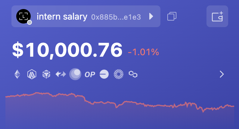 0xFinish's tweet photo. Just topped up my intern wallet with another $10k 

No bullshit, $2k monthly, 100 hours of research

You think you can handle the job?

Will pick 5 random comments and change your life forever

P.S. Must be following, like and RT https://t.co/1F2ZIoyIoK