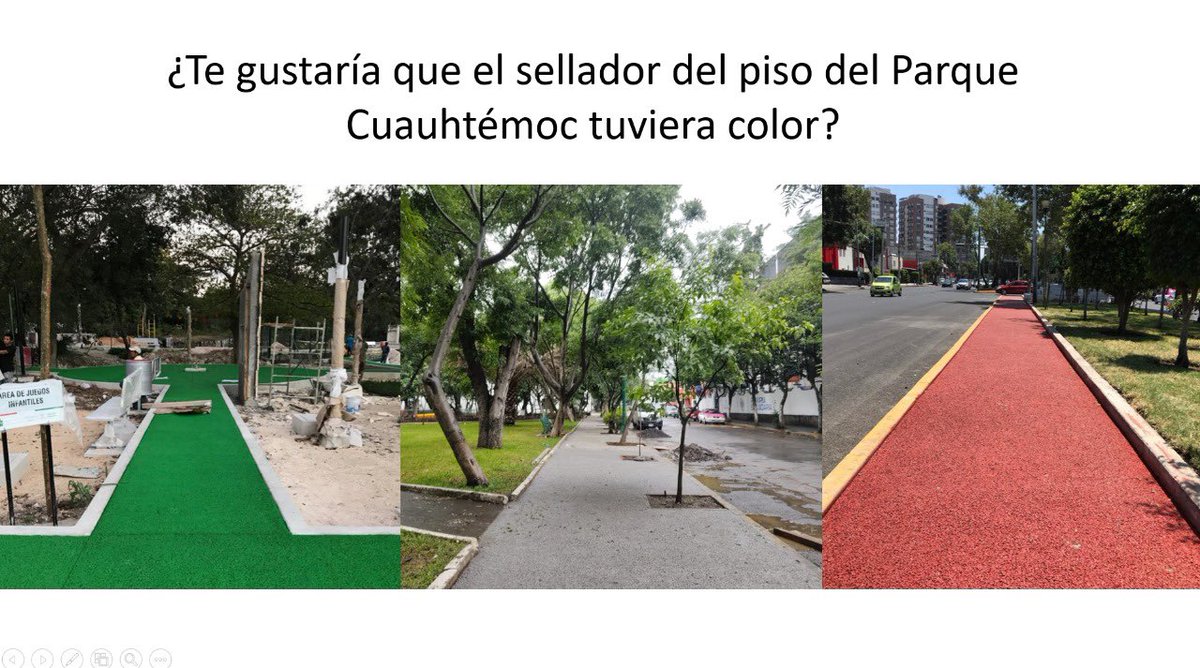ParqueCuauhtemocToriello (@parqcuauhtemoc) on Twitter photo Atn <a href="/TlalpanAl/">Alcaldía Tlalpan</a> <a href="/alfagonzalezm/">Alfa González</a>: con relación a color final banqueta perimetral <a href="/ParqCuauhtemoc/">ParqueCuauhtemocToriello</a> la mayoría de los vecinos que votaron en el chat WA Copaco durante 24 horas, prefiere color GRIS NATURAL. Atn <a href="/TlalpanAl/">Alcaldía Tlalpan</a> <a href="/alfagonzalezm/">Alfa González</a>: con relación a color final banqueta perimetral <a href="/ParqCuauhtemoc/">ParqueCuauhtemocToriello</a> la mayoría de los vecinos que votaron en el chat WA Copaco durante 24 horas, prefiere color GRIS NATURAL.