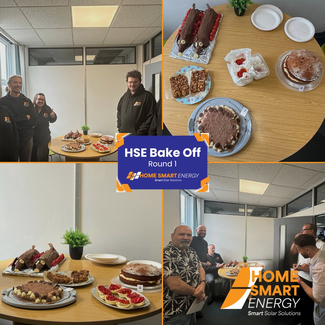 🍰 Round 1 of the HSE Bake-Off is complete!

Our team showcased incredible baking skills and creativity!

Stay tuned as we continue our journey to crown the ultimate HSE baker! 🏆👨‍🍳👩‍🍳 

#HSEBakeOff #Round2 #BakingChallenge #solar #renewableenergy