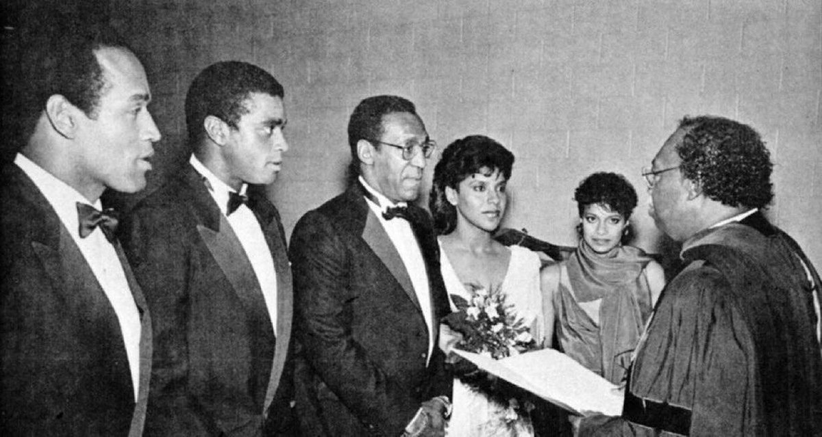 Super70sSports's tweet image. Solid job picking groomsmen here from Ahmad Rashad …