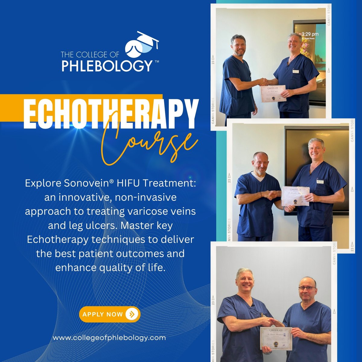CoPhlebology's tweet photo. Learn advanced Echotherapy techniques to ensure the best patient outcomes and improve quality of life. 💪💙
Apply Now: https://t.co/eymB7g7TwL
#CollegeofPhlebology #Sonovein #HIFUTreatment #VaricoseVeins #LegUlcers #Echotherapy #HealthInnovation #PatientCare https://t.co/CyH8izCjnv