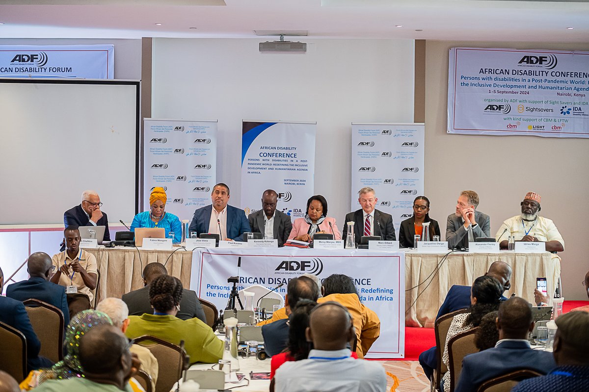 SectoCabinet_KE's tweet photo. The Secretary to Cabinet, Mrs. @WanjauMercy , today graced the Regional Disability Summit organised by the African Disability Forum (ADF) in Nairobi. The summit took place alongside the inaugural regional conference themed, “Persons with Disabilities in a Post-Pandemic World.” https://t.co/fygWZgK7UU