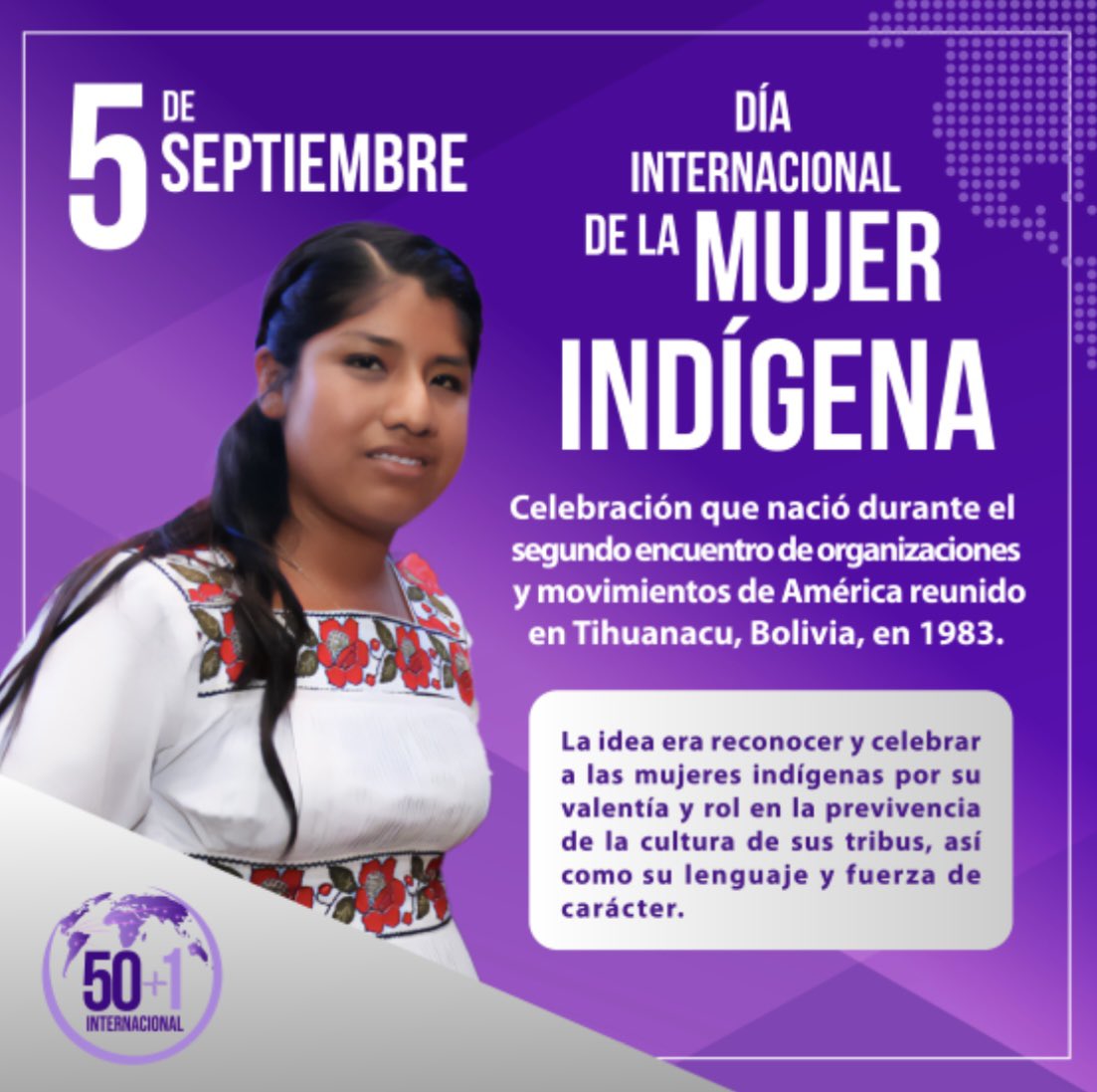 #DíaInternacionalDeLaMujerIndígena 🌿✨ Rindamos un homenaje a las mujeres indígenas, guardianas de la cultura y grandes luchadoras de nuestros pueblos. Su fortaleza, sabiduría y resistencia son una contribución invaluable para esta lucha por la justicia y la igualdad social.