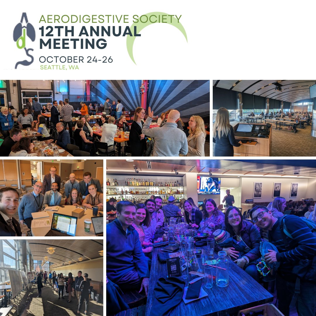 📅 Register Now! Join us in Seattle, Oct 24-26, for the 12th Annual Aerodigestive Society Meeting. Don’t miss the chance to learn from experts and network with professionals in the field. In-person &amp; online options available. 🔗 ow.ly/zfkj50T9iOg

 #Aerodigestive