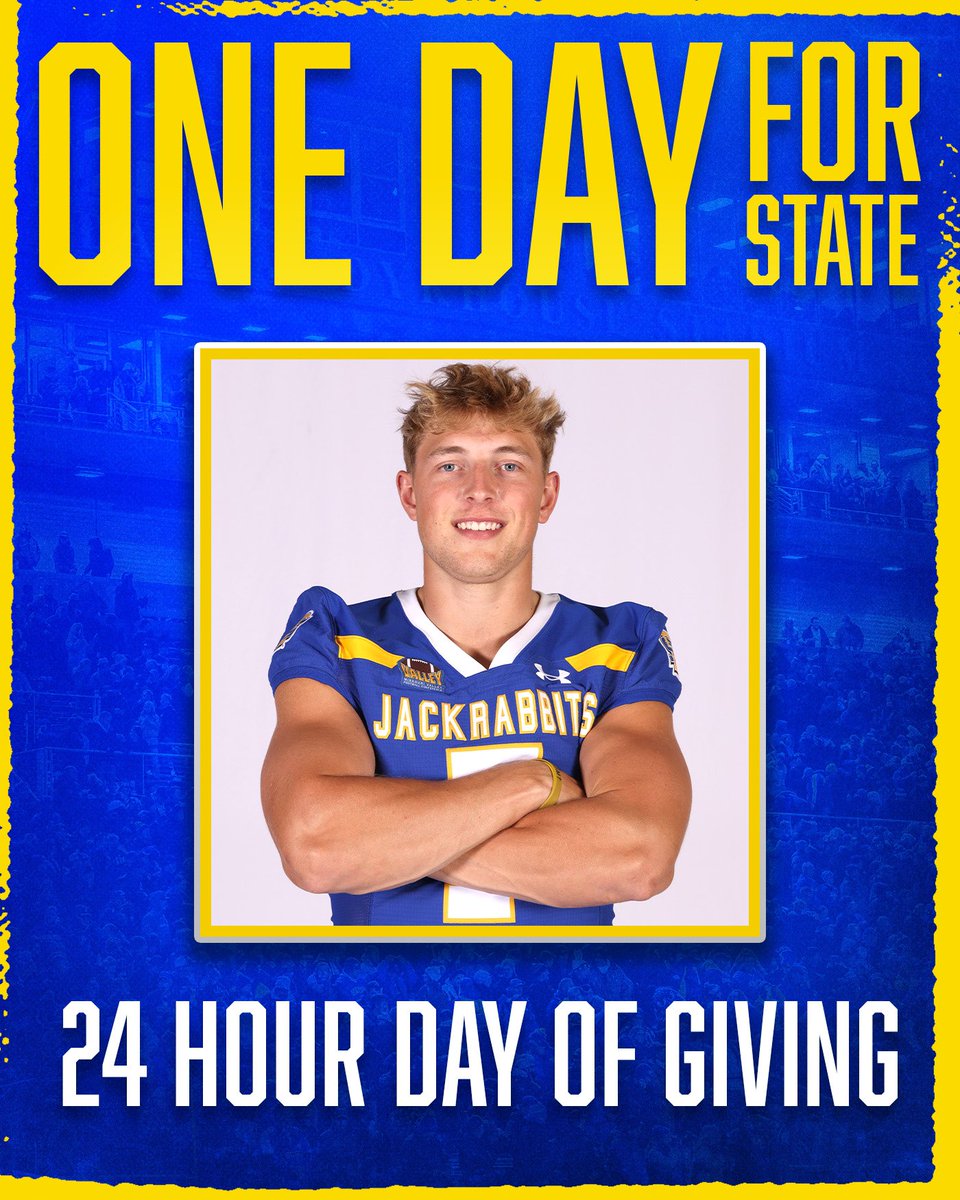 One Day for State is here! Please consider donating to our football program to help us keep benefiting from the excellent opportunities we have. Your support, no matter the amount, is greatly appreciated.
 #OneDayforSTATE

givecampus.com/schools/SouthD…