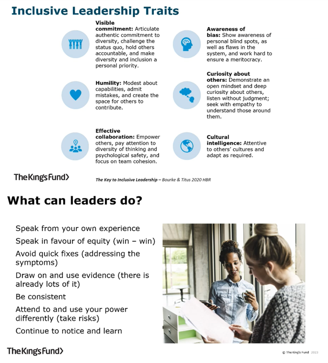 Ursula MacFarlane - @ukmacfarlane.bsky.social (@ukmacfarlane) on Twitter photo Inclusive leadership behaviours and allyship with @amarchard123 from <a href="/TheKingsFund/">The King's Fund</a>
🔷Traits and practical tips for #AHPs
#CAHPO2024 #AHPsDeliver Inclusive leadership behaviours and allyship with @amarchard123 from <a href="/TheKingsFund/">The King's Fund</a>
🔷Traits and practical tips for #AHPs
#CAHPO2024 #AHPsDeliver
