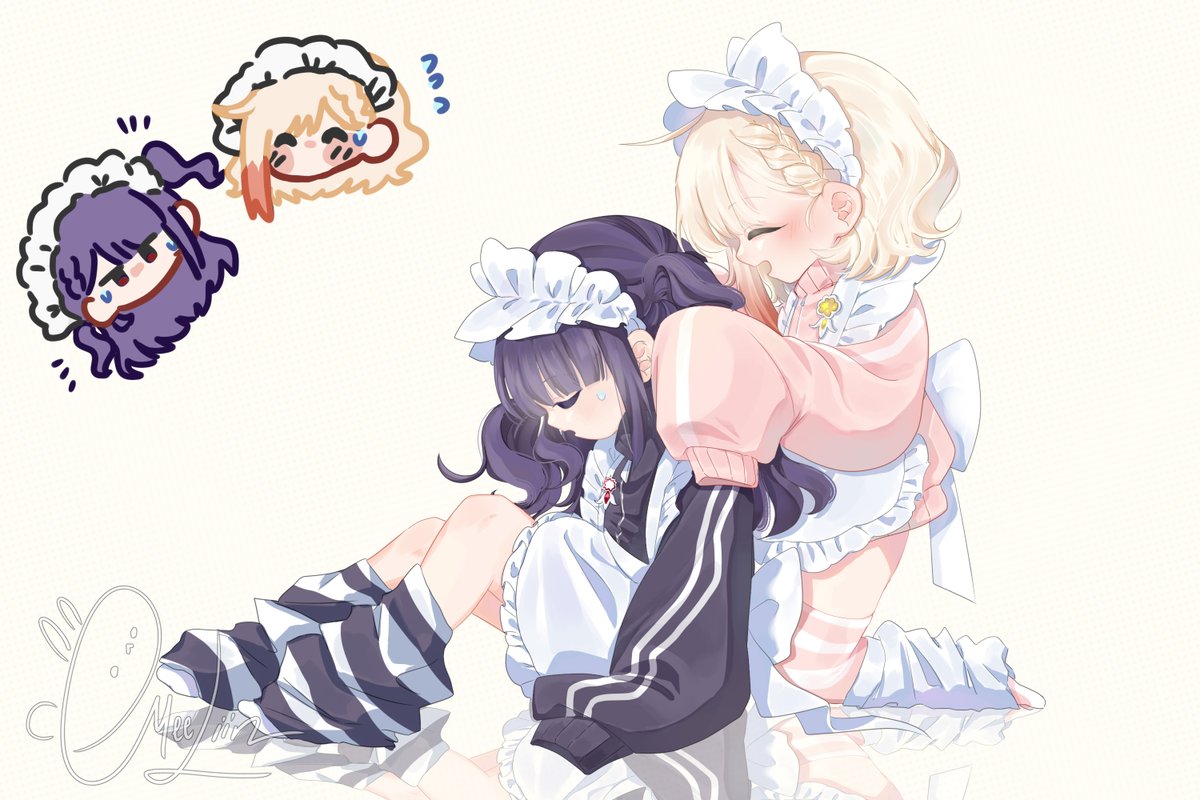 MeeliinP's tweet photo. Jersey maid 💗
#vtuber #vtubervn #maid
#LinArt #LanArt https://t.co/HLq54dWqJ1