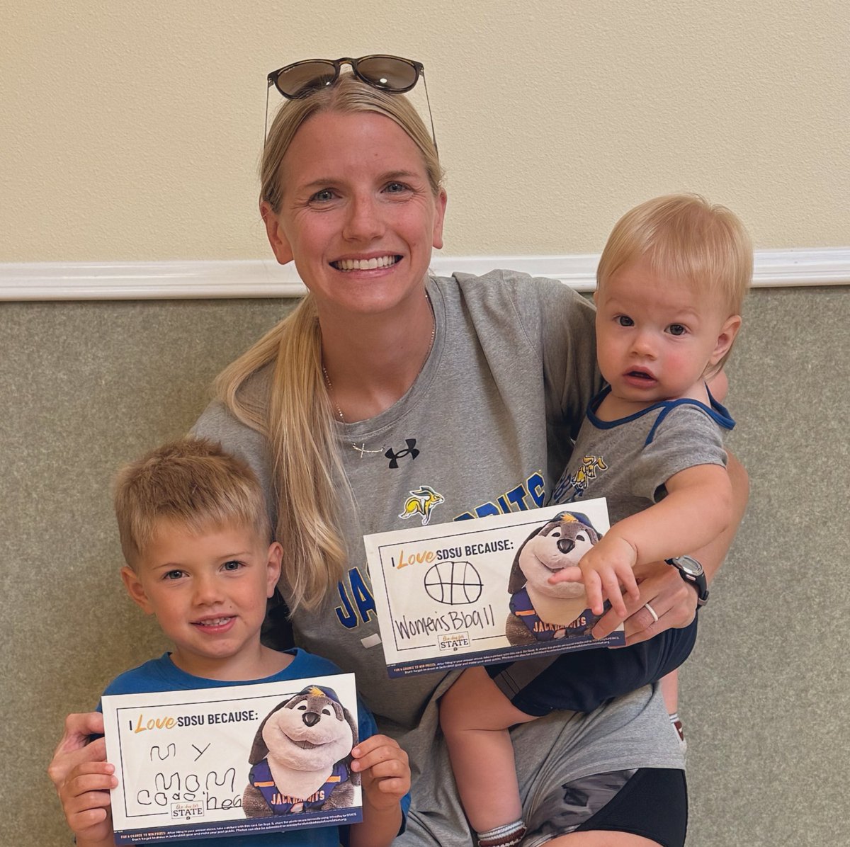 Sadie Thramer (@coachsayt) on Twitter photo Benny loves SDSU because “my mom coaches” and Cal because of “🏀”
We 💙 SDSU! Join us in supporting your <a href="/GoJacksWBB/">Jackrabbit WBB</a> TODAY by donating to #OneDayforSTATE
givecampus.com/7vkr25 Benny loves SDSU because “my mom coaches” and Cal because of “🏀”
We 💙 SDSU! Join us in supporting your <a href="/GoJacksWBB/">Jackrabbit WBB</a> TODAY by donating to #OneDayforSTATE
givecampus.com/7vkr25